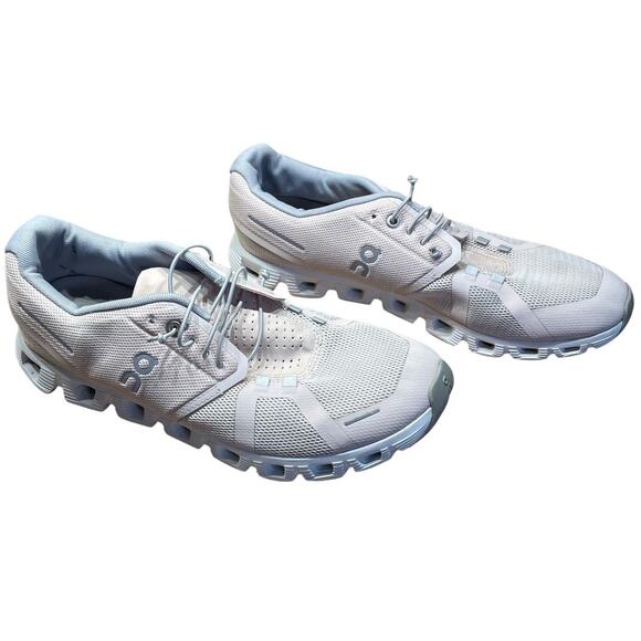 On Cloud 5 Women's Shell White 59.98153 Size 11 Good Used Condition - Picture 2 of 10